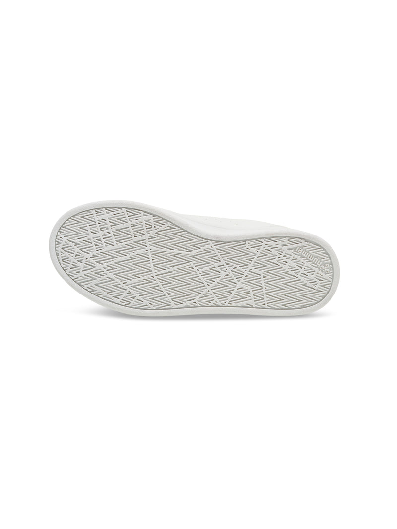 HUMMEL - Style - BUSAN JR - Sneaker - weiß mit Farbansatz - Gr. 26-38 - elastische Schnürsenkel, mit Klettverschluss - Kinder